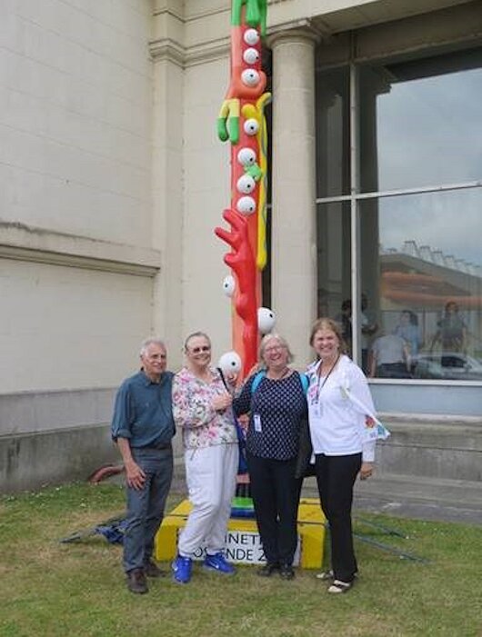 Kathy & friends at the Clarinet Fest artwork