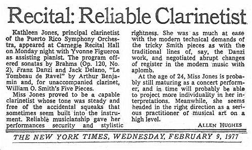 Review from the New York Times, February 9, 1977