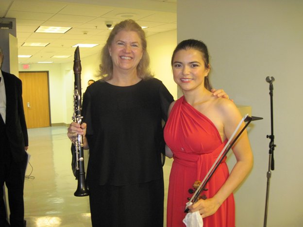 Kathy with Karen Gomyo