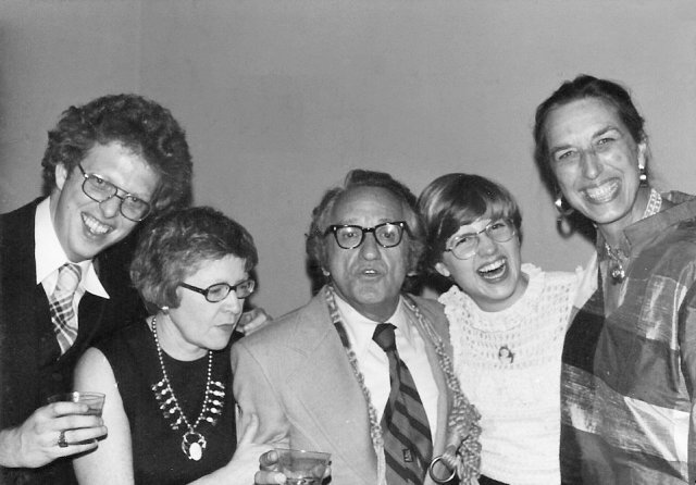 Fred Bremer (high school friend from Eugene, OR,) Mom (Jane Troth Jones,) Leon, me and Penny, post recital.