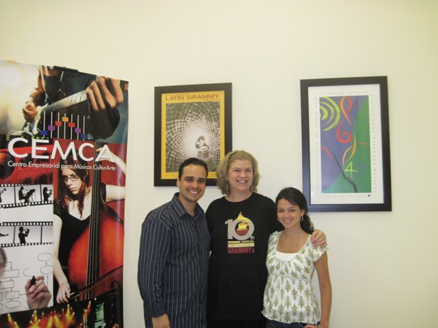 Here I am in June of 2010 with Jorge and Taviana in the CEMCA office in the CMPR’s new facilities in Miramar. Visit them at www.cemcapr.com