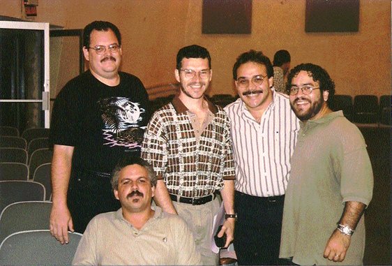 Luis Espinosa, Nelson Vega, Wilson Méndez, José (Furrito) Ríos, and, seated, Julio Loíz.
