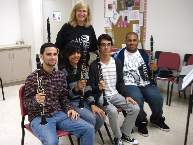 Master class in Escuela Libre de Música in Caguas