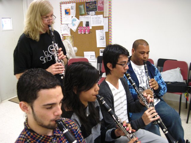 Master class in Escuela Libre de Música in Caguas